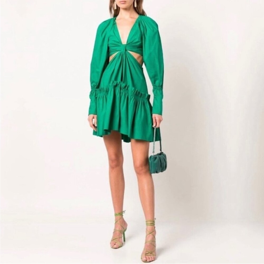 NWOT JASON WU Green Mini Dress Virdian Kelly Green